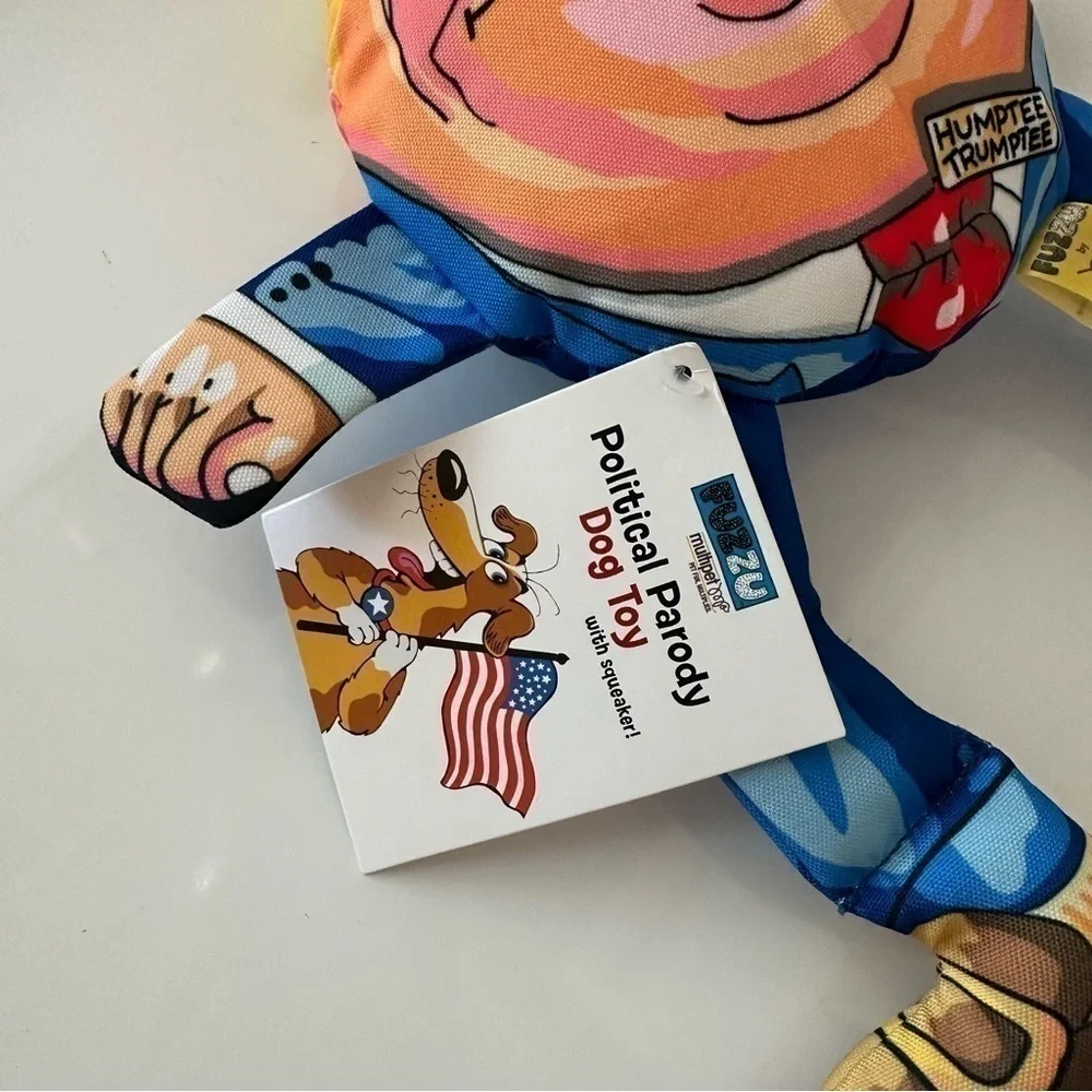 Donald Trump Dog Toy - Fuzzu Political Parody Dog Toy Humptee Trumptee